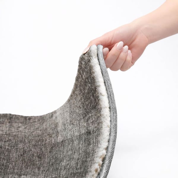 Dream Shag Premium Machine Washable Abstract ADS742 Gray 10 ft. x 14 ft. Area Rug