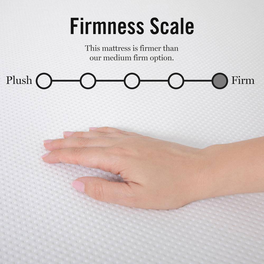 Full Size White Innerspring Adjustable Bed Mattress with Cooling Gel