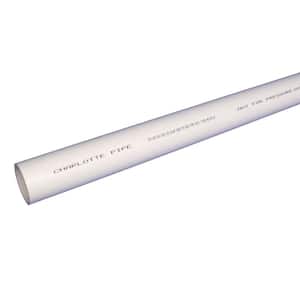 4 in. x 10 ft. PVC Schedule 40 Foam-Core DWV Pipe