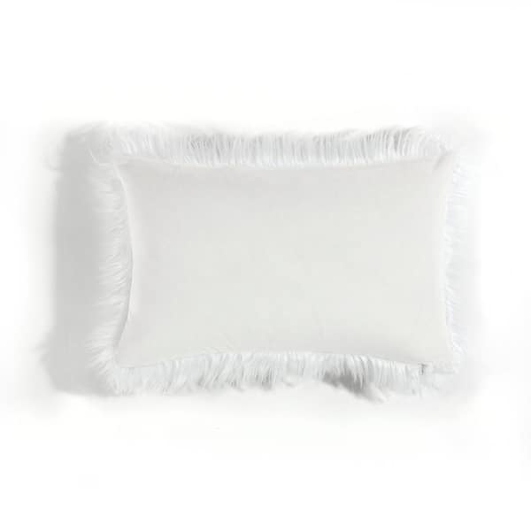 Juicy Couture Alexus Ultra plush Faux Fur Decorative Pillow, 20 x 20