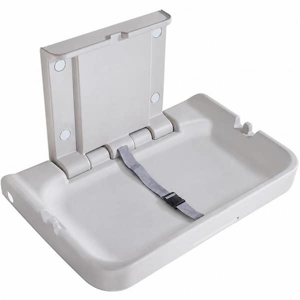 Baby Changing Station, Wall Mounted Diaper Changing Tables Fold Up Changer Station Commercial Malls/Hotels/Airports