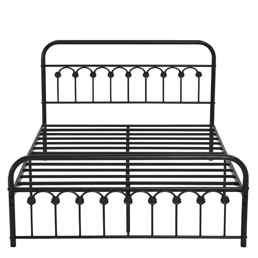 Vecelo Classic Metal Platform Bed Frame Mattress Foundation With 