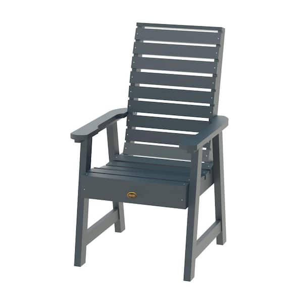 Highwood Glennville Outdoor Plastic Dining Arm Chair (Set of 1)