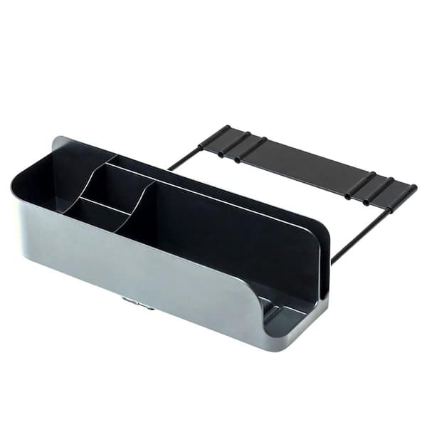 squirrel Bedside Perch - USB-C and USB-A Charging Bedside Caddy, Bed Table Tray Organizer, Space-Saving Stand (Grey)