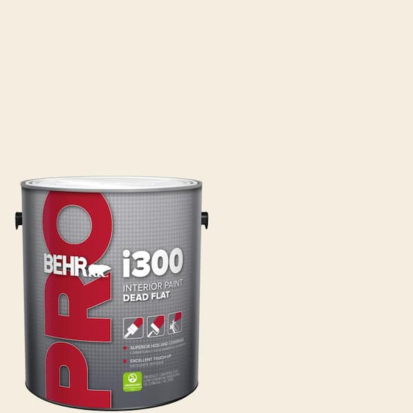 BEHR PRO 1 gal. #760C-1 Toasted Marshmallow Dead Flat Interior Paint