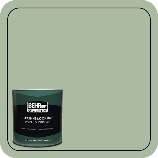 BEHR ULTRA 1 qt. #T17-07 Balanced Semi-Gloss Enamel Exterior Paint & Primer