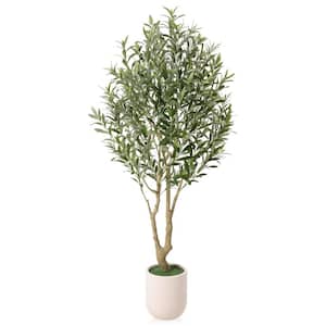 DR.Planzen 6 ft. Artificial Christmas Tree Fake Plants Dense