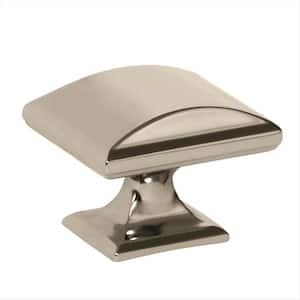 Candler 1-1/2 in (38 mm) Length Polished Nickel Square Cabinet Knob
