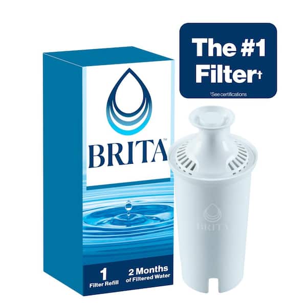 Replacement Water Filter Cartridge for Water Pitcher and Dispensers, BPA Free