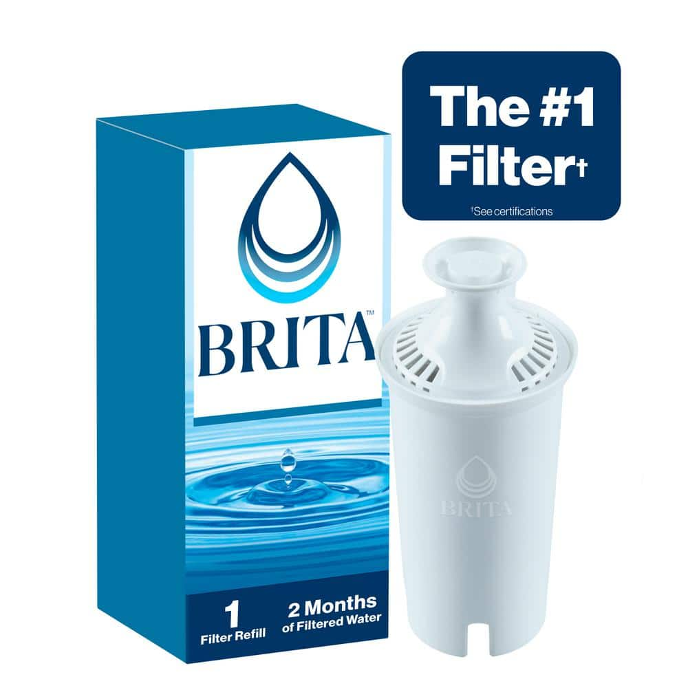 Brita Replacement Water Filter Cartridge for Water Pitcher and Dispensers, BPA Free