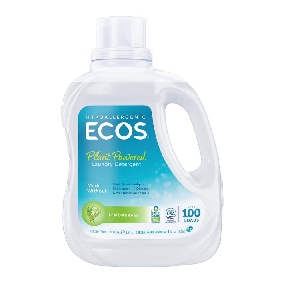 ECOS 100 oz. Lemongrass Scented Liquid Laundry Detergent 989004