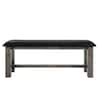 Grayson Bench with PU Padded Seat DNH100BN - The Home Depot