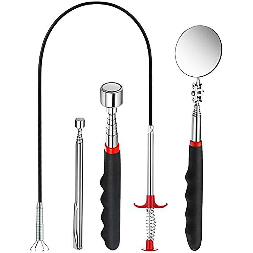 7 Pcs Telescoping Magnetic Pick Up Tool Set 28'' Flexible