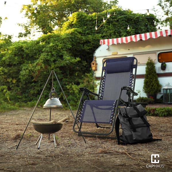 CAPHAUS Folding Zero Gravity Chair, Anti-Gravity Chair with Cup