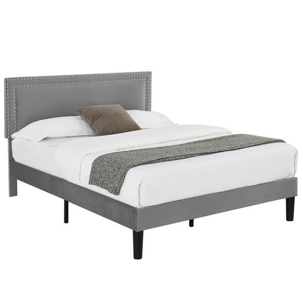 Hawthorne Furniture Addyson Upholstered King Bed in Gunmetal