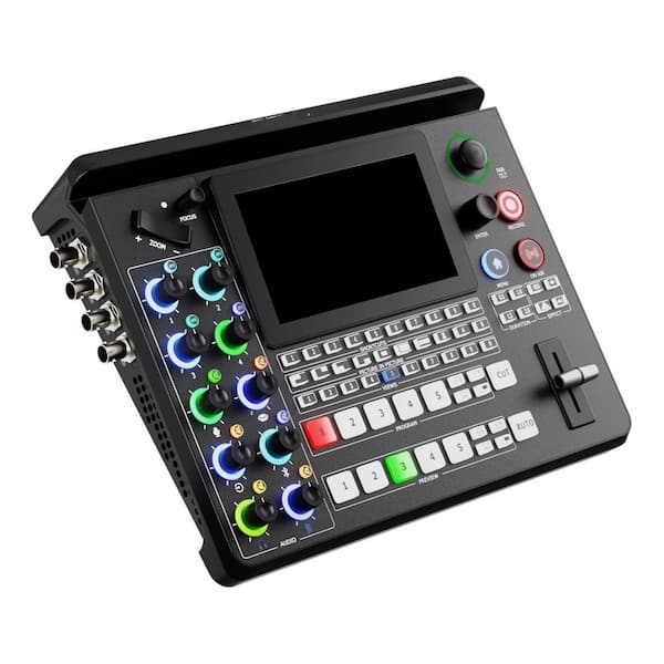 Mini-Edge SDI Multi-Camera Video Mixer Switcher Recorder 4K HDMI SDI Input in Black 1-Piece for Streaming