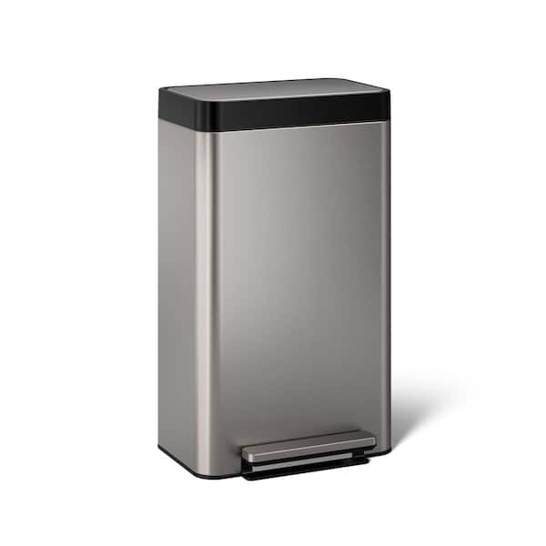 8 Gal. Loft Stainless Steel Trash Can