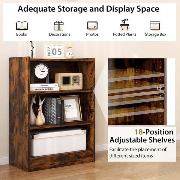 G.SHELF 900・ウォールナット Amazon.com: Giantex 3-Tier Geometric Bookshelf Set of 2, 24