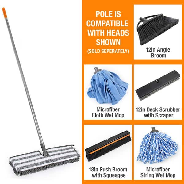 HDX Giant 22 in. Microfiber Wet-Dry Flip Mop with 20% more