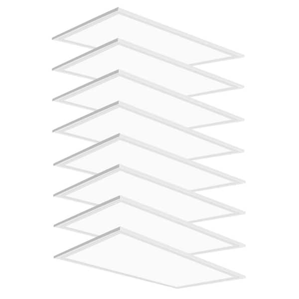 2 ft. x 4 ft. 7800 Lumens Integrated LED Panel Light, 5000K Bright White Office Lighting (16-Pieces)