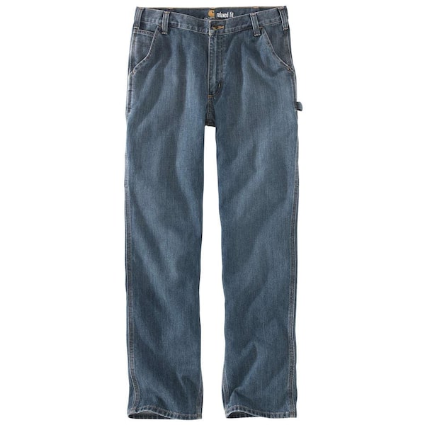 Carhartt Men's 42 in. x 32 in. Frontier Cotton/Polyester Relaxed Fit ...