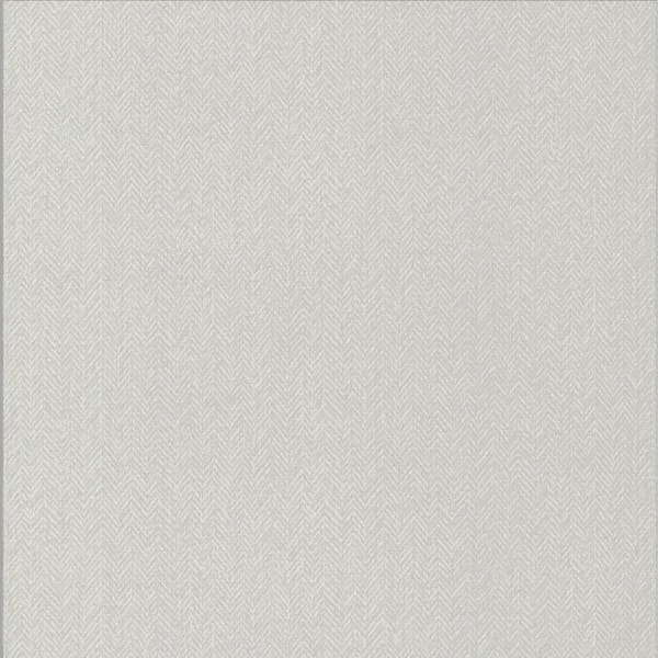 Graham & Brown Herringbone Texture Ecru White Removable Wallpaper Sample