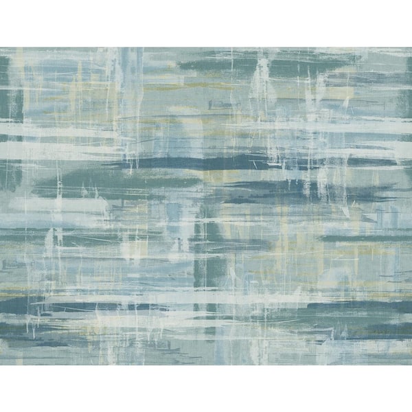 A-Street Prints Marari Teal Distressed Texture Teal Paper Strippable Roll (Covers 60.8 sq. ft.)