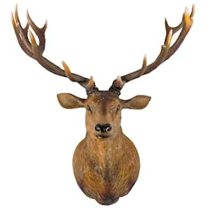 58.5 in. H Big Antler Buck Trophy Deer Head Wall Sculpture