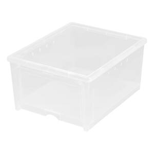 1-Pair Clear Plastic Shoe Boxes