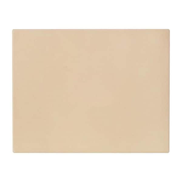 Rectangular Cordierite Pizza Stone Thermal Shock Resistant Odorless Finish with Plastic Dough Scraper 1 Piece