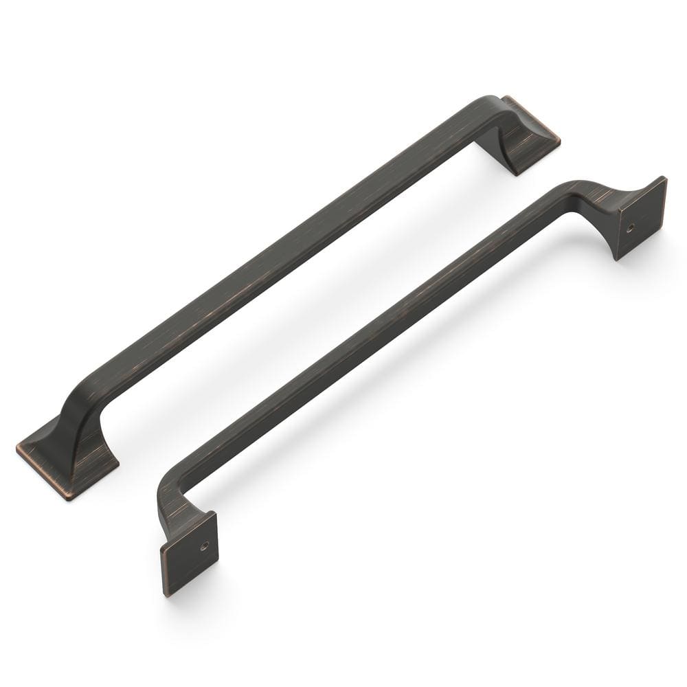 HICKORY HARDWARE Forge 7-9/16 in. (192 mm) Vintage Bronze Cabinet Drawer and Door Pull -  H076704-VB
