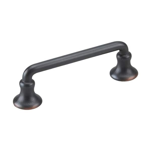 Richelieu Hardware Toulon Collection 3 in. (76 mm) Brushed Oil-Rubbed Bronze Traditional Round Cabinet Bar Pull