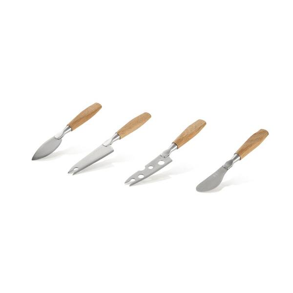 Boska 4-Piece Oak Handle Mini Cheese Knife Set