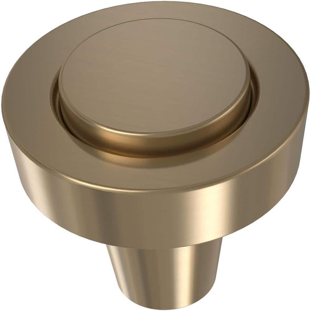Modern Brace 1-5/32 in. (29 mm) Modern Champagne Bronze Cabinet Knob price history on PriceWatchPro
