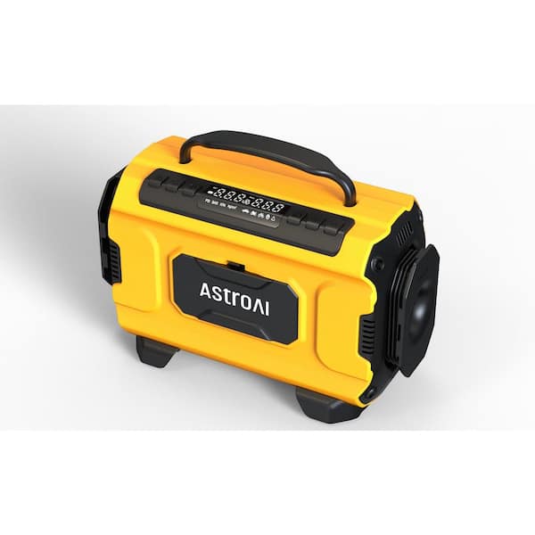 Tire Inflator Air Compressor Portable Electric Pump for Tires with Dual Metal Motors and Dual Power Sources 12V DC/110V