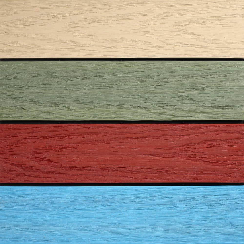 UltraShield Naturale 1 ft. x 1 ft. Composite Quick Deck Outdoor Deck Tile Sample in Multicolor price history on PriceWatchPro