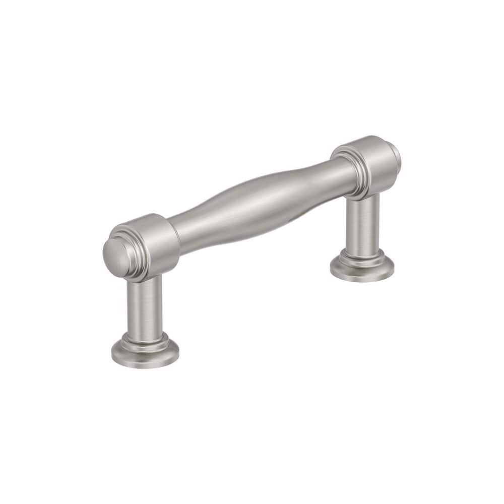 Enlivity 3 inch (76mm) Center-to-Center Satin Nickel Bar Cabinet Pull price history on PriceWatchPro