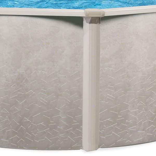 Phoenix 24 ft. x 52 in. Round 52 in. Hard Side Pool with Pump, Ladder, Liner, Skimmer