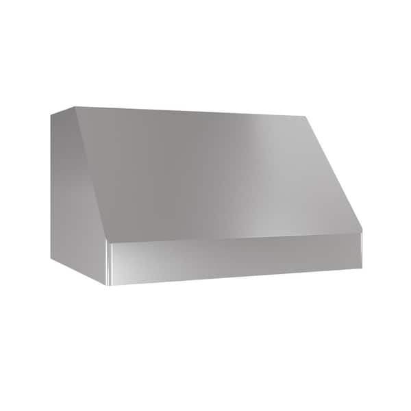 Tempest II 30 in. 650 CFM Convertible Wall Mount Range Hood with LED Light in Stainless Steel