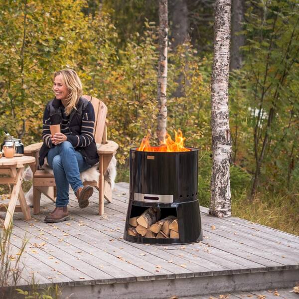 ESPEGARD Smokeless Fire Stove Pilar 50 Premium, Clean-Burn