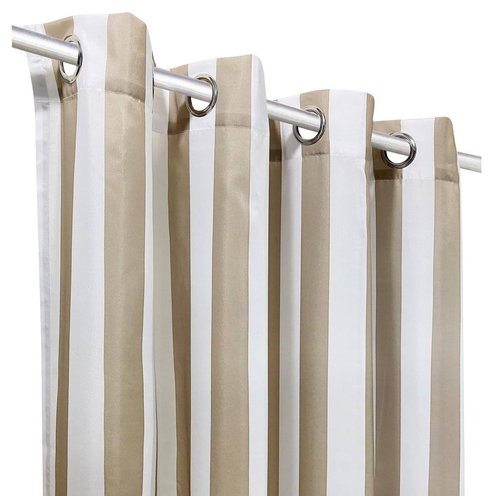 Linen Light Filtering Grommet Outdoor Curtain Panels