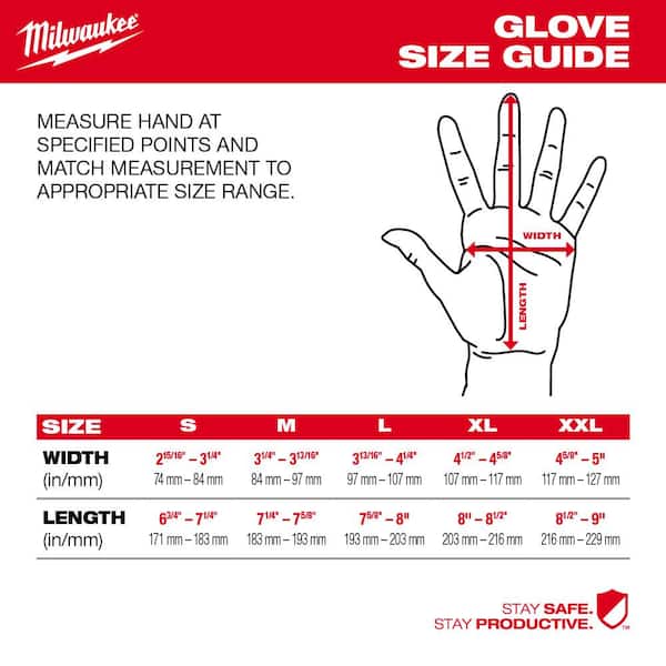 Milwaukee X-Large Performance Work Gloves (2-Pack) 48-22-8728W - The Home  Depot