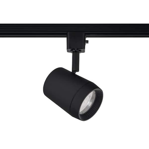 Ocularc 7011 Black Integrated LED 5CCT Fixed Track Hardwired Track Lighting Cylinder L Track Head