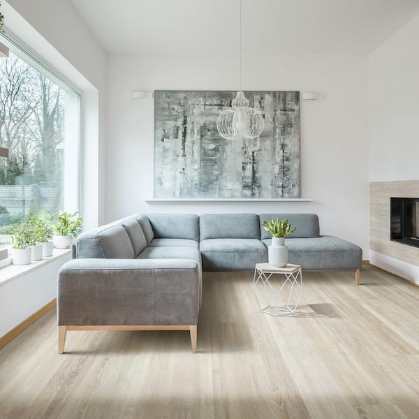 Take Home Sample - Elite Fragment Oak 20 Mil T x 7 in. W x 8 in. L Click Lock Waterproof Lux Vinyl Plank Flooring