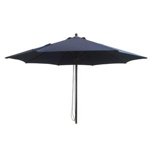 12 ft. Aluminum Market Patio Umbrella in Navy Blue Features UV Resistant