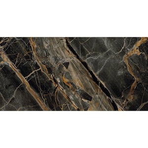Parkview Brown 23.62 in. x 47.24 in. Polished Porcelain Field Tile