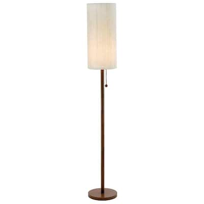 Hamptons 65 in. Walnut Floor Lamp