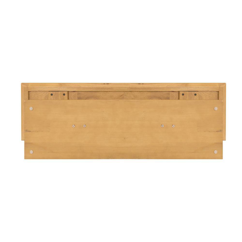 Rasmus Honeycomb Acacia Wood 57" Console Table