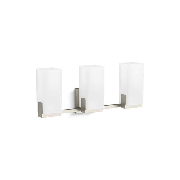 Honesty 3-Light Brushed Nickel Wall Sconce