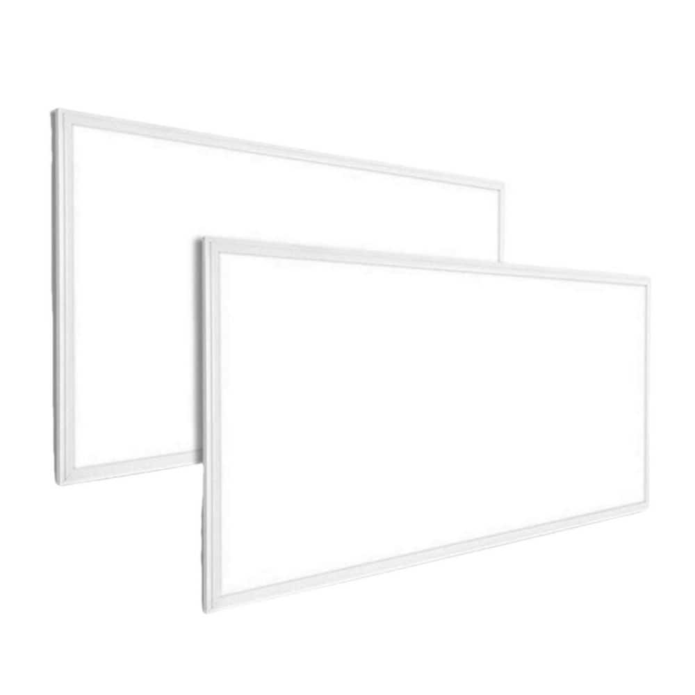 2 ft. x 4 ft. Integrated LED Flat Panel Light, 5000K Bright White ETL Listed Led Drop Ceiling Troffer Lights-2-PACK price history on PriceWatchPro